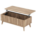 43.5-Inch Fluted Lift-Top Coffee Table – main product view