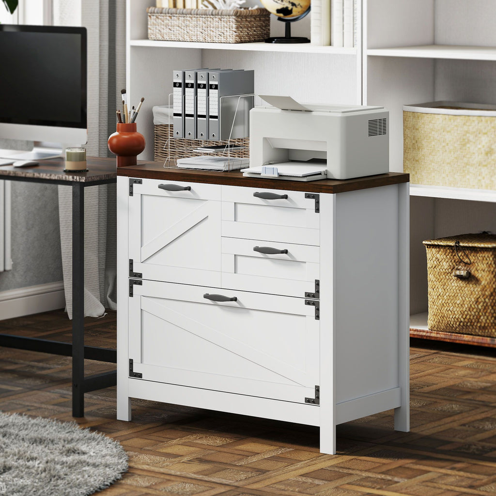 Farmhouse 4-Drawer Lateral File Cabinet – product view 10 of 11