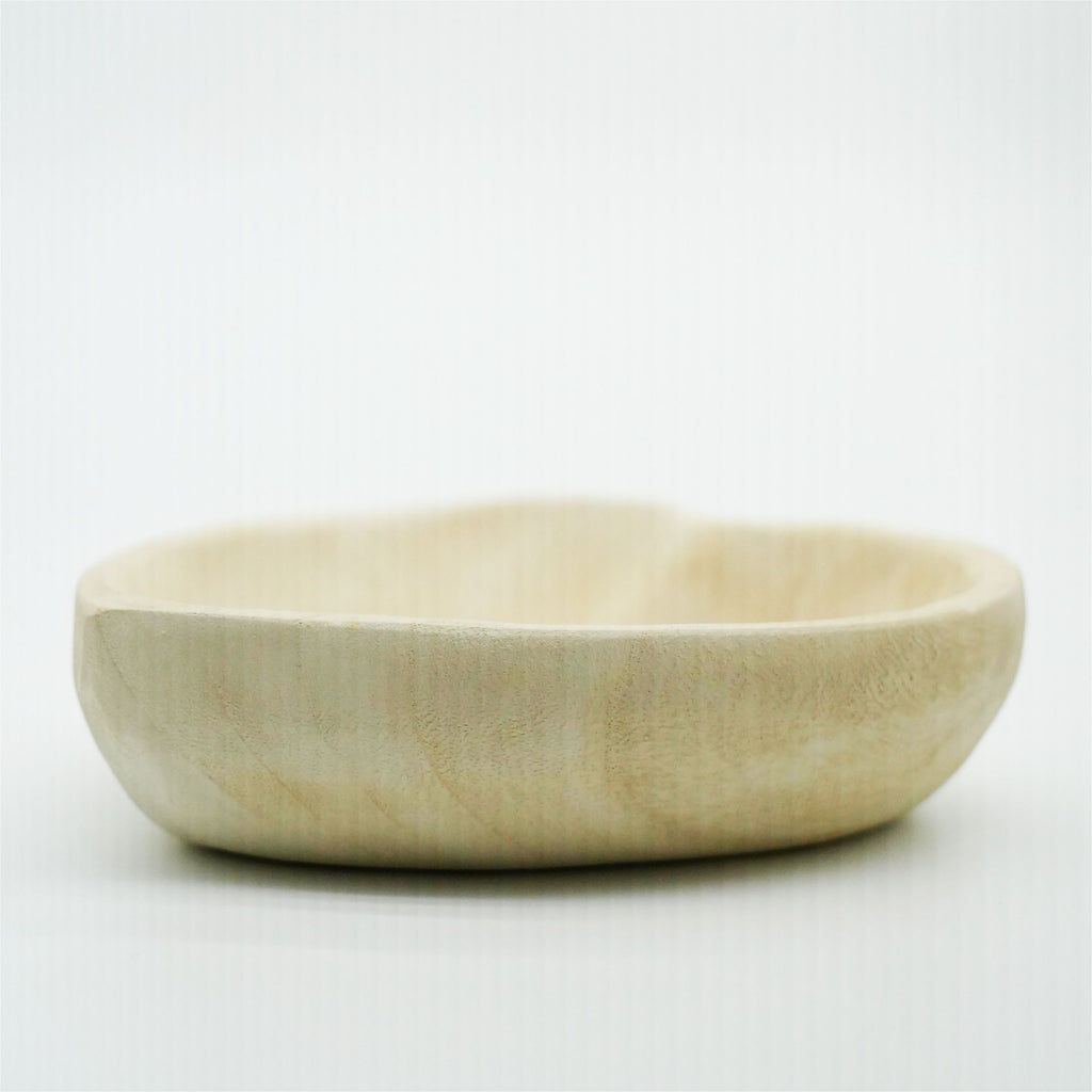 Heart-Shaped Natural Wood Tray – product view 2 of 5