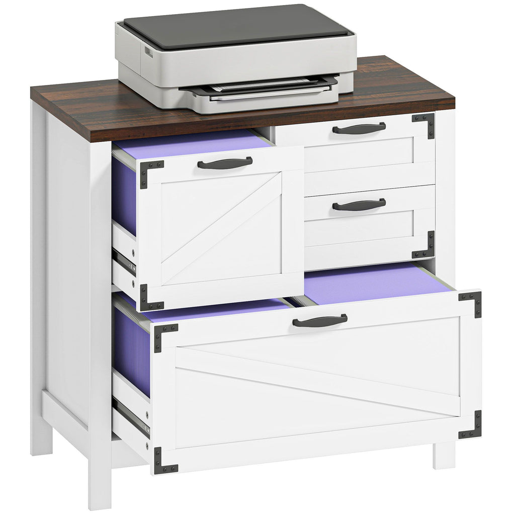 Farmhouse 4-Drawer Lateral File Cabinet – product view 11 of 11