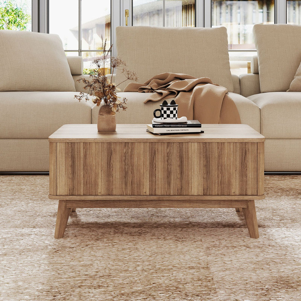 35.5-Inch Fluted Lift-Top Coffee Table – product view 6 of 12
