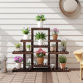 Multi-Tier Corner Wood Plant Stand – main product view