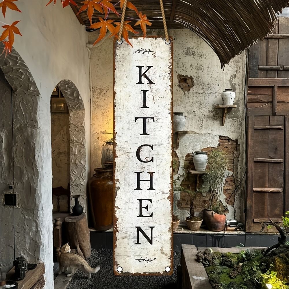 Vintage Farmhouse Wooden Hanging Sign – product view 6 of 6