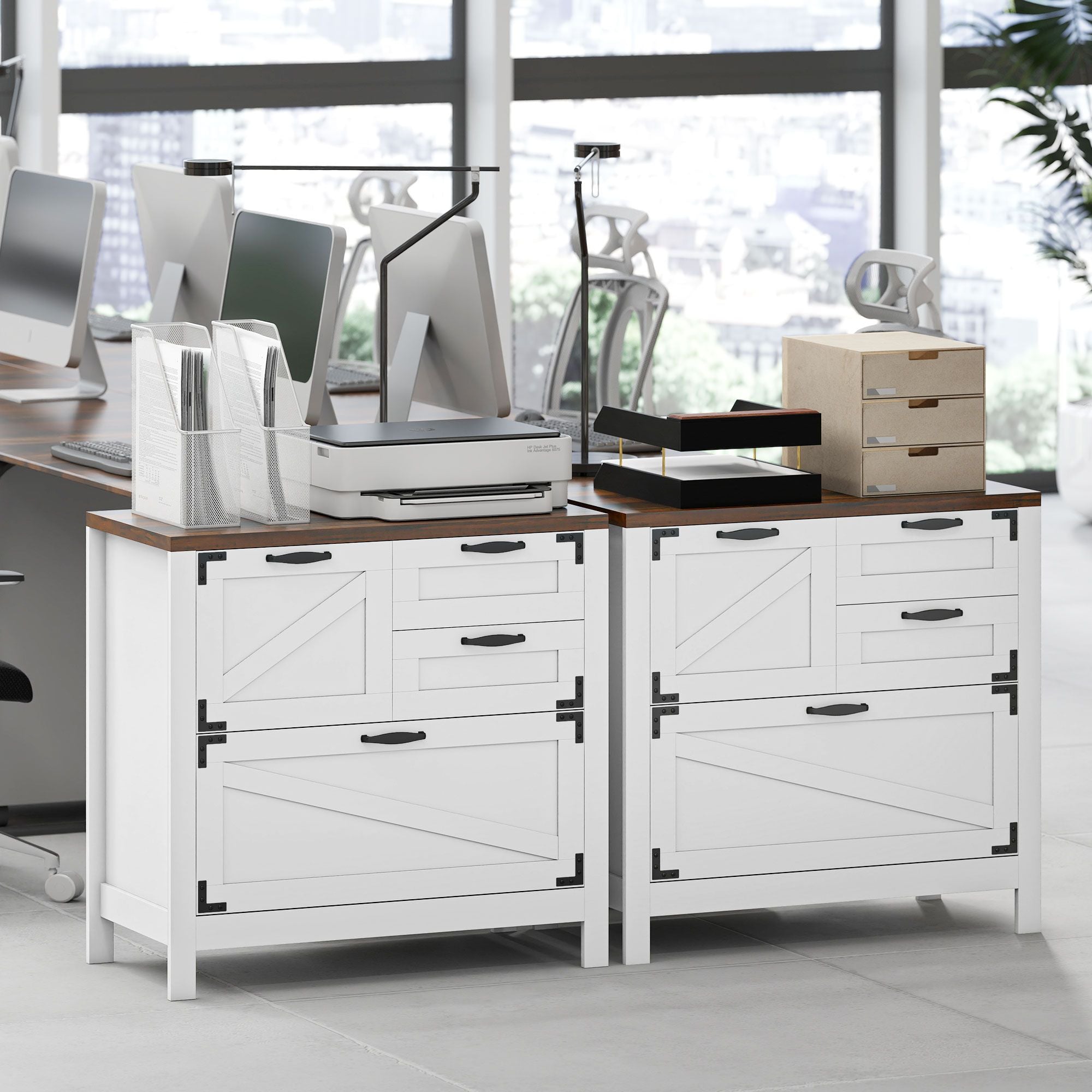 Farmhouse 4-Drawer Lateral File Cabinet – product view 8 of 11