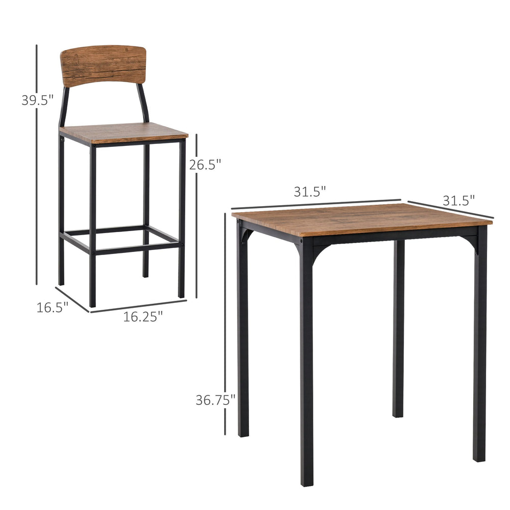 3-Piece Counter-Height Dining Set – product view 3 of 11
