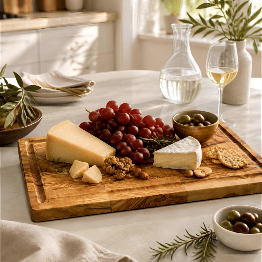 15.5-Inch Olive Wood Cutting Board – product view 2 of 7