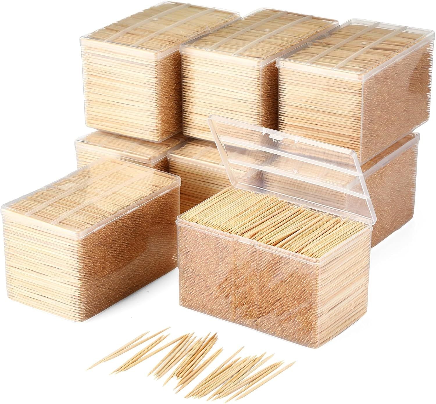 12,000 Bamboo Double-Sided Toothpicks – main product view