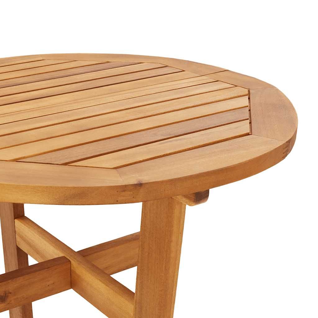 23.6-Inch Acacia Wood Patio Bar Table – product view 9 of 11