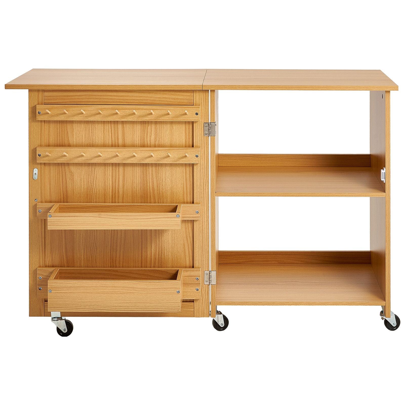 Folding Sewing Table with Storage – product view 11 of 12