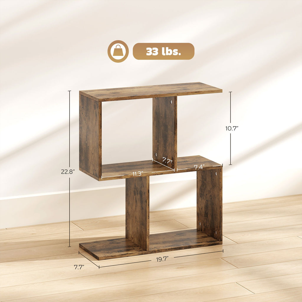 3-Tier S-Shaped Narrow End Table – product view 3 of 8