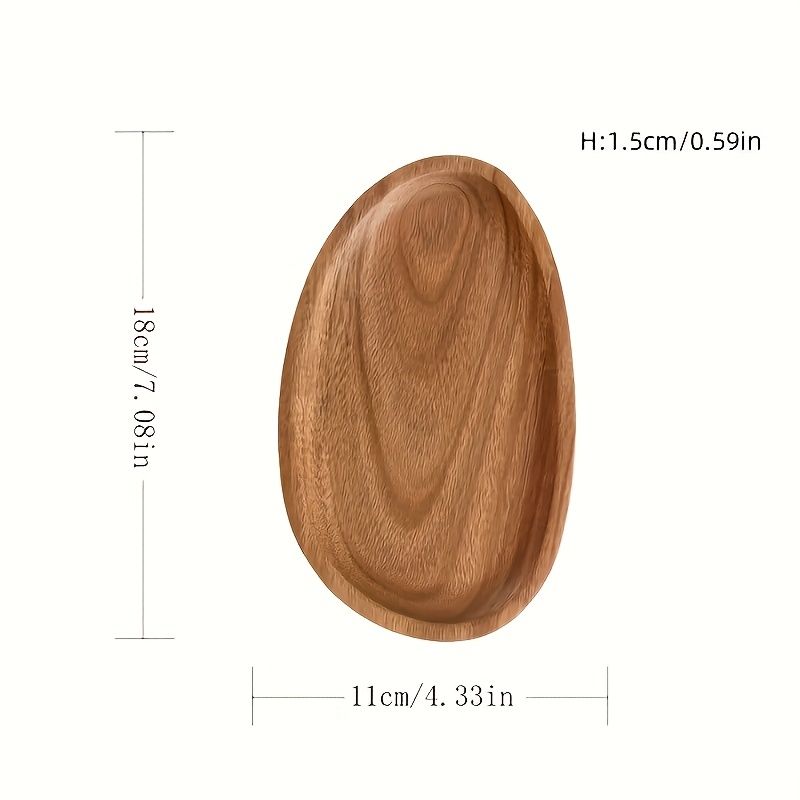 5-Piece Wooden Serving Tray Set – product view 6 of 8