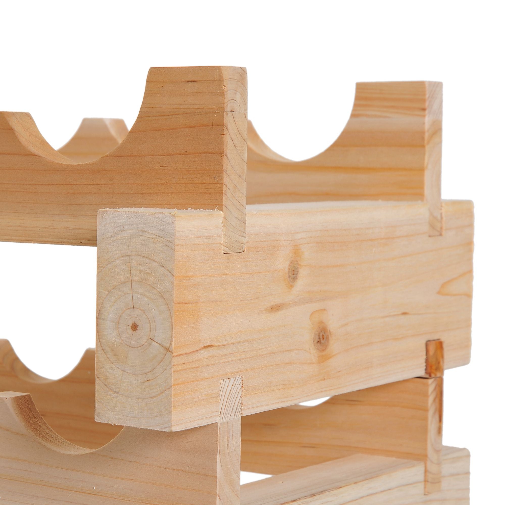 72-Bottle Pine Wood Wine Rack – product view 9 of 11