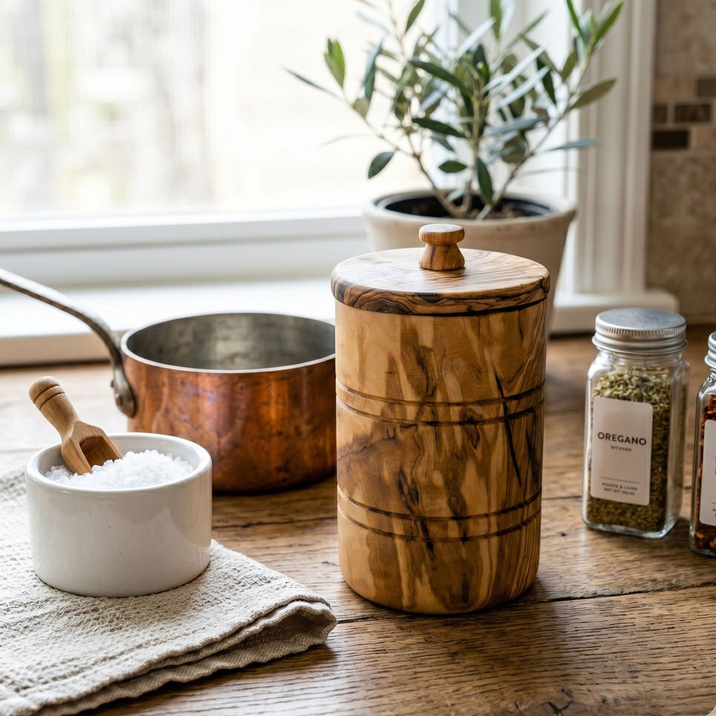 25-Piece Mediterranean Olive Wood Kitchen Set – product view 9 of 9