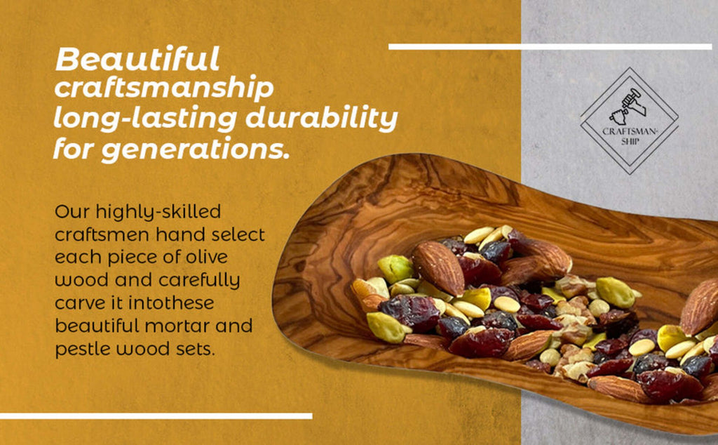 Mediterranean Olive Wood Serving Bowl – product view 5 of 8