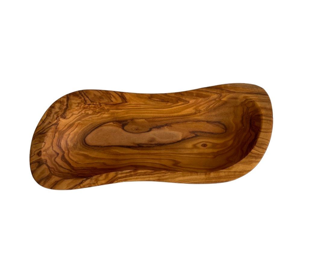 Mediterranean Olive Wood Serving Bowl – product view 8 of 8