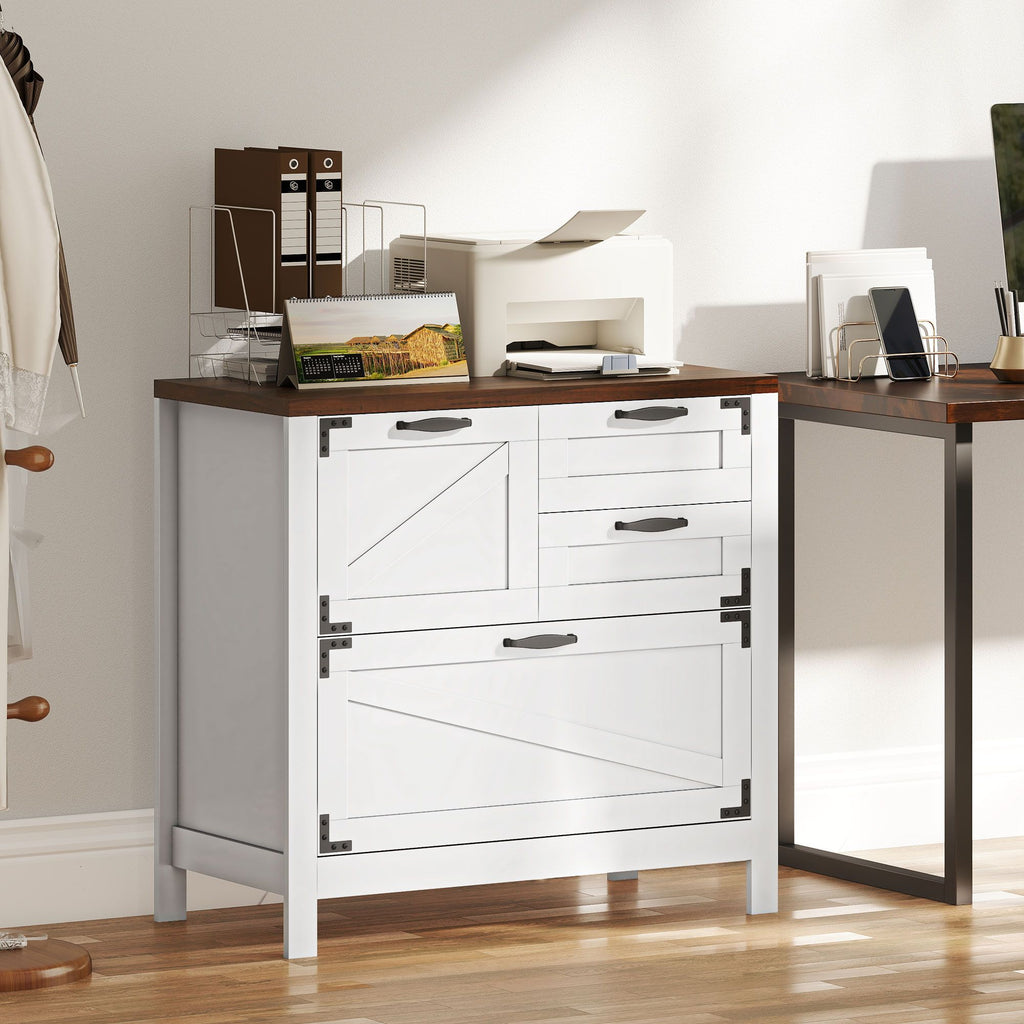 Farmhouse 4-Drawer Lateral File Cabinet – product view 9 of 11