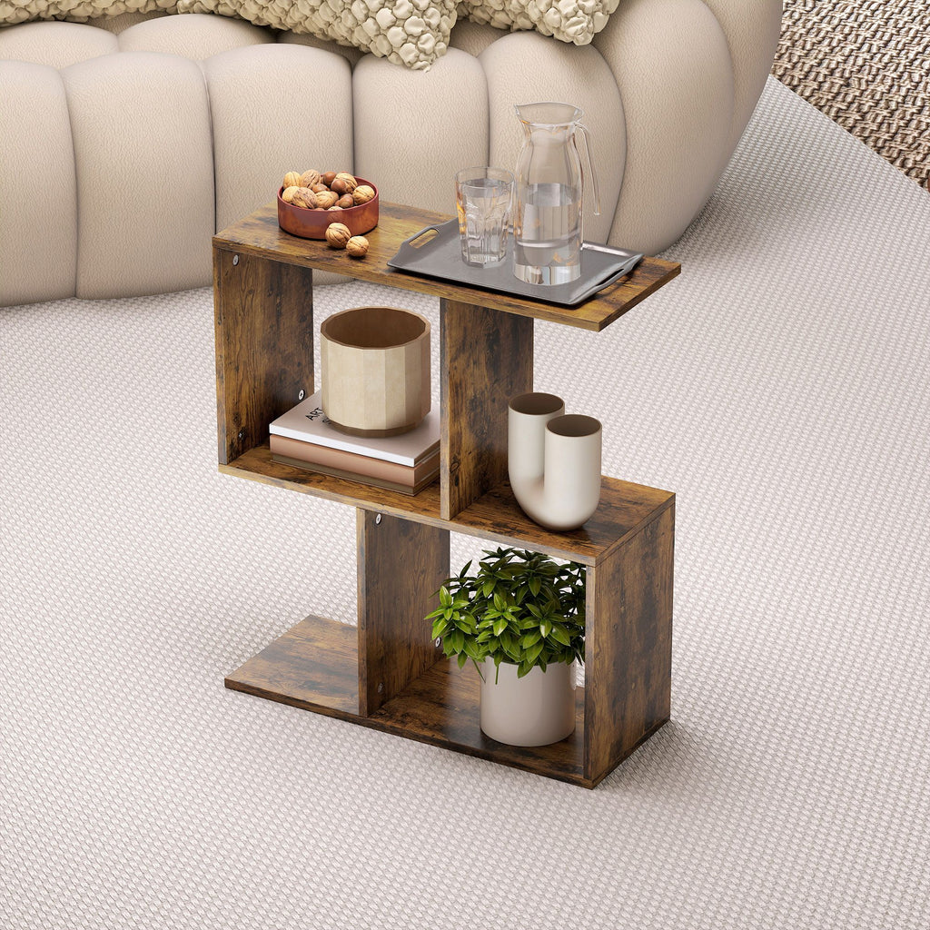 3-Tier S-Shaped Narrow End Table – product view 7 of 8