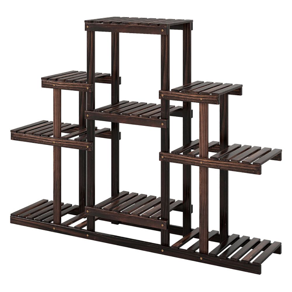 Multi-Tier Corner Wood Plant Stand – product view 4 of 10